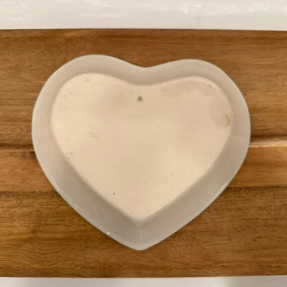 VTG Country Apple Heart Shaped Stoneware‎ Serving Dish - Picture 4 of 4